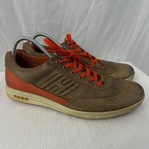 Ecco Street Evo One Hybrid Hydromax Golf Shoes Brown US 12